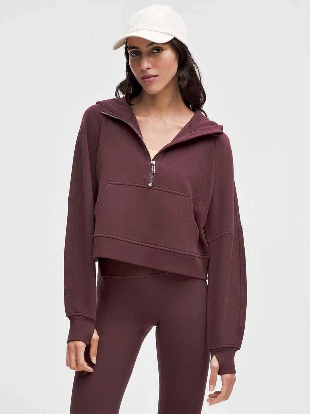Lululemon Scuba Oversized Full-Zip Hoodie Plum